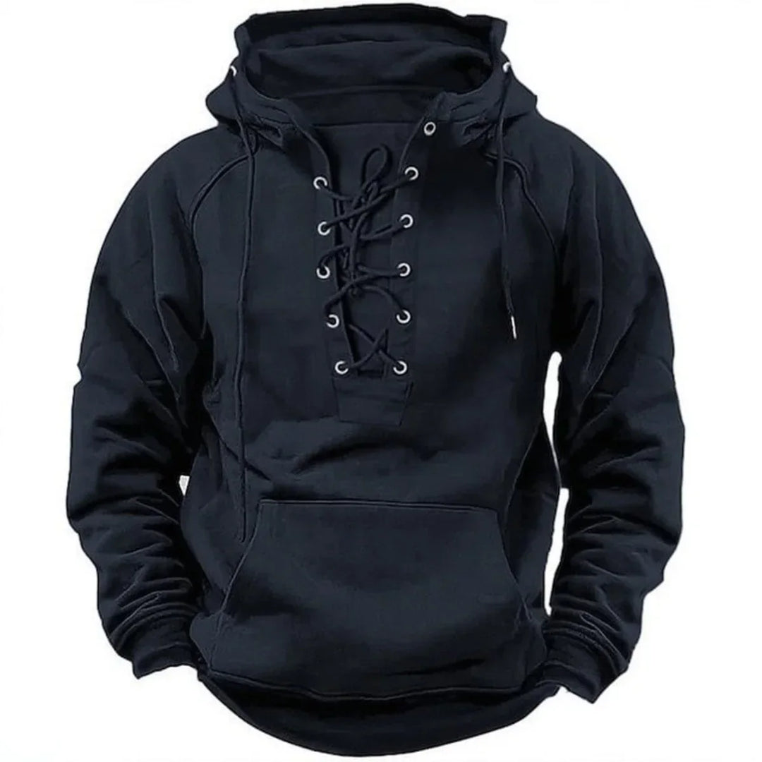 Dawson | Retro Lace-Up Outdoor Hoodie