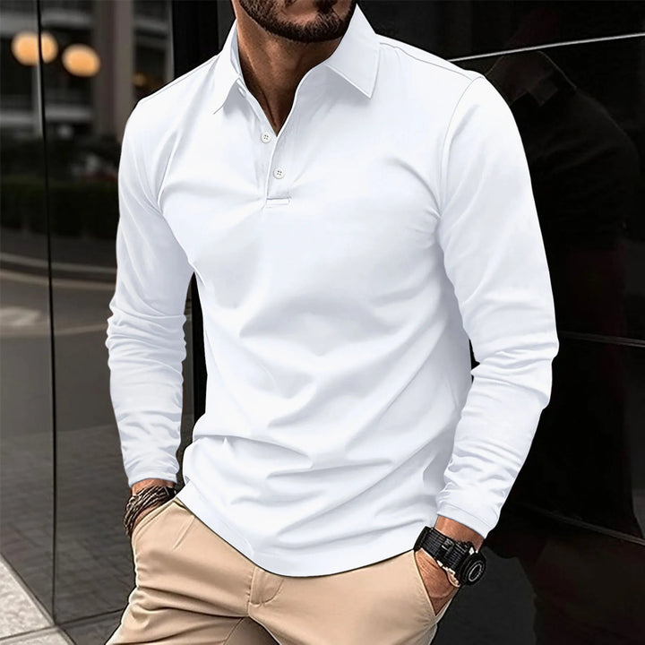 Luca | Smart Casual Long-Sleeved Polo
