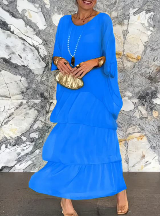 Vivienne | Flattering Flow Silhouette Maxi Dress