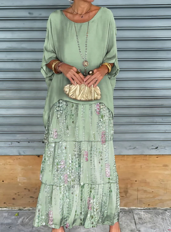 Vivienne | Flattering Flow Silhouette Maxi Dress