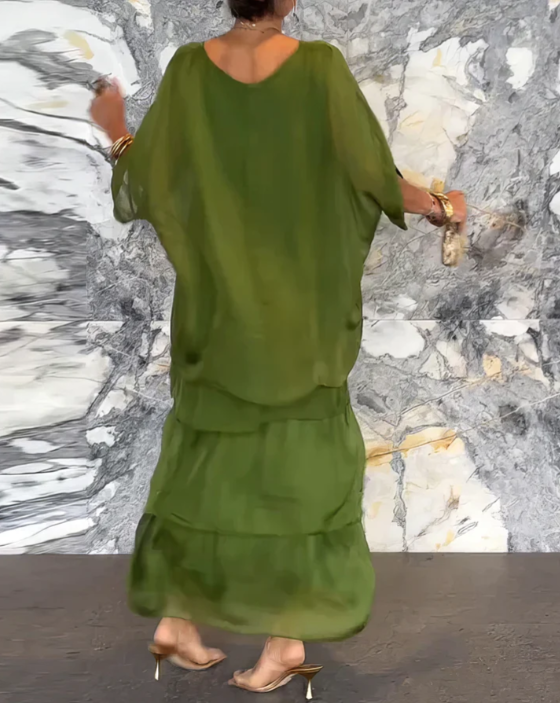 Vivienne | Flattering Flow Silhouette Maxi Dress