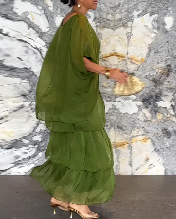 Vivienne | Flattering Flow Silhouette Maxi Dress