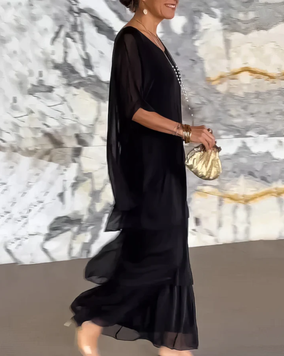 Vivienne | Flattering Flow Silhouette Maxi Dress