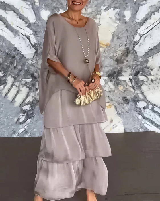 Vivienne | Flattering Flow Silhouette Maxi Dress