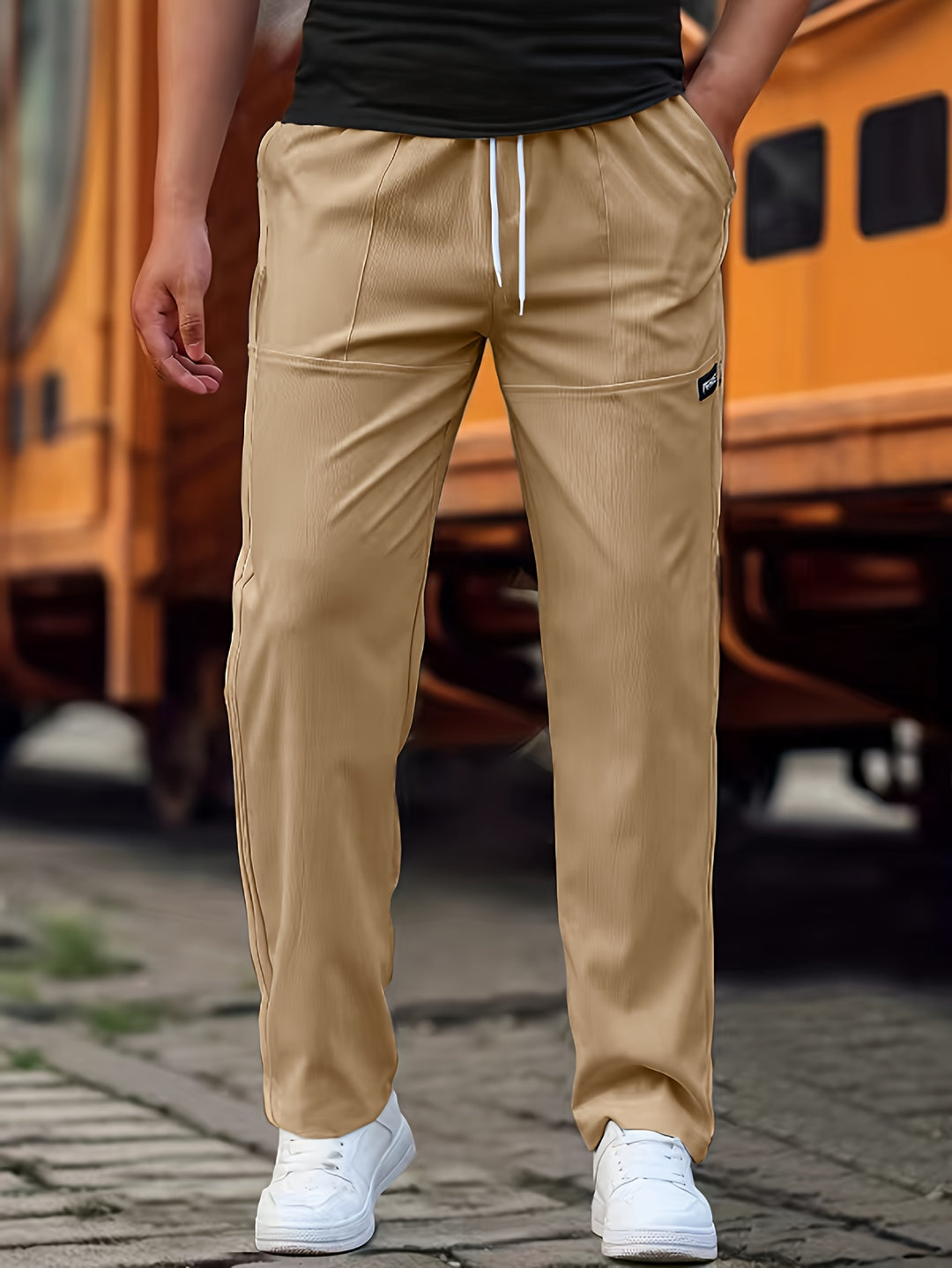 Cole | Relaxed Drawstring Casual Tapered Pants