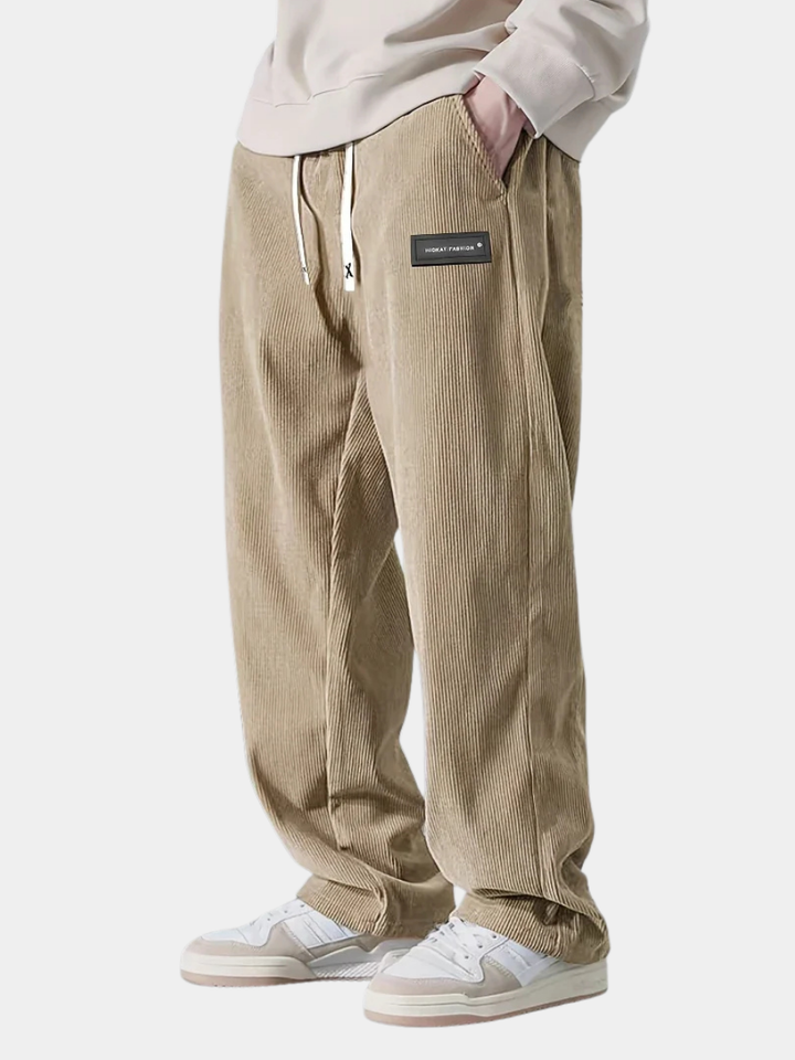 Lucas | Relaxed Drawstring Straight-Leg Pants
