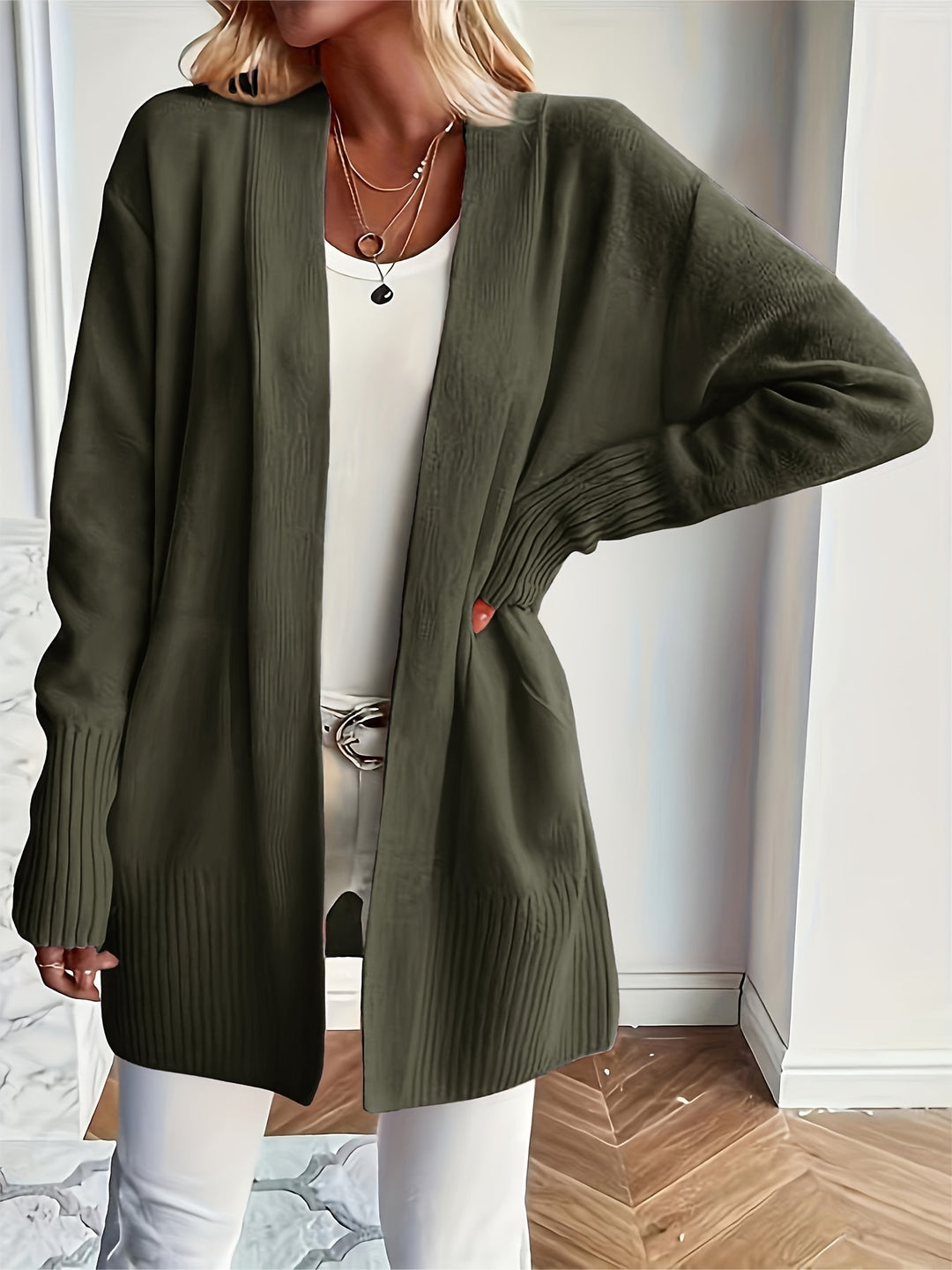 Ashley | Cozy Open-Front Cardigan