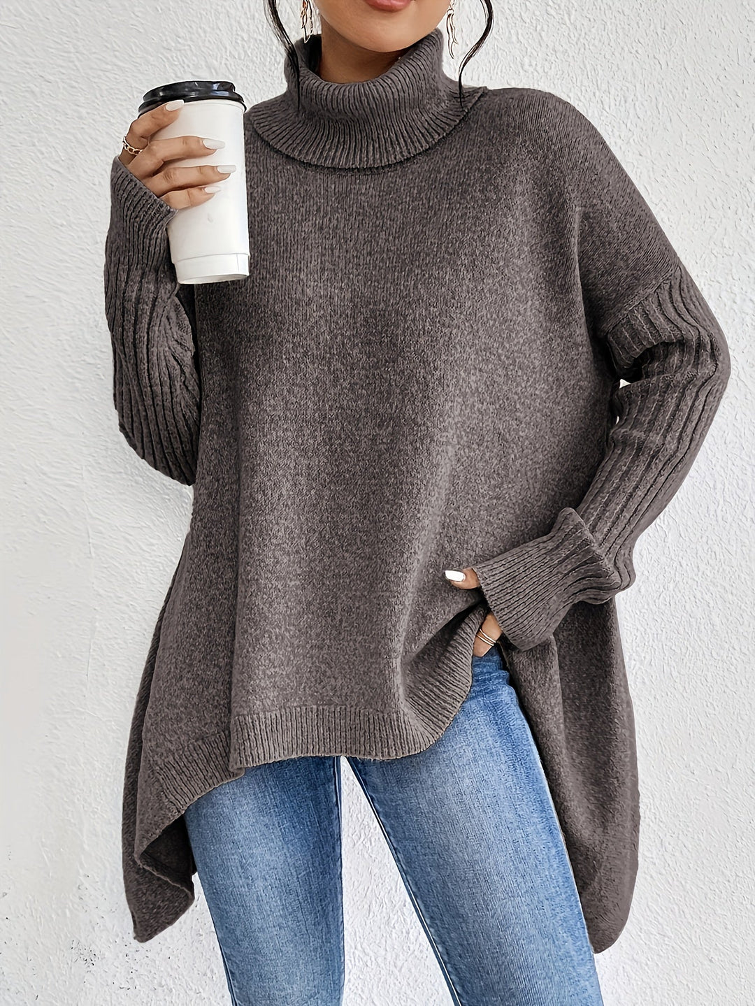 Laila | Oversized Turtleneck Sweater