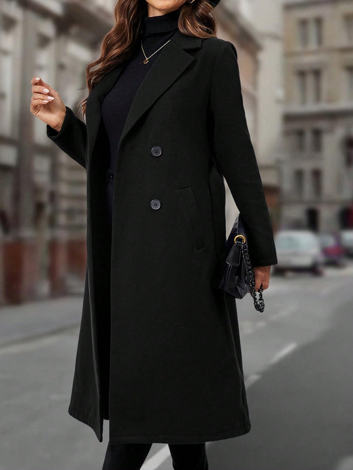 Elizabeth | Elegant Long Belted Coat