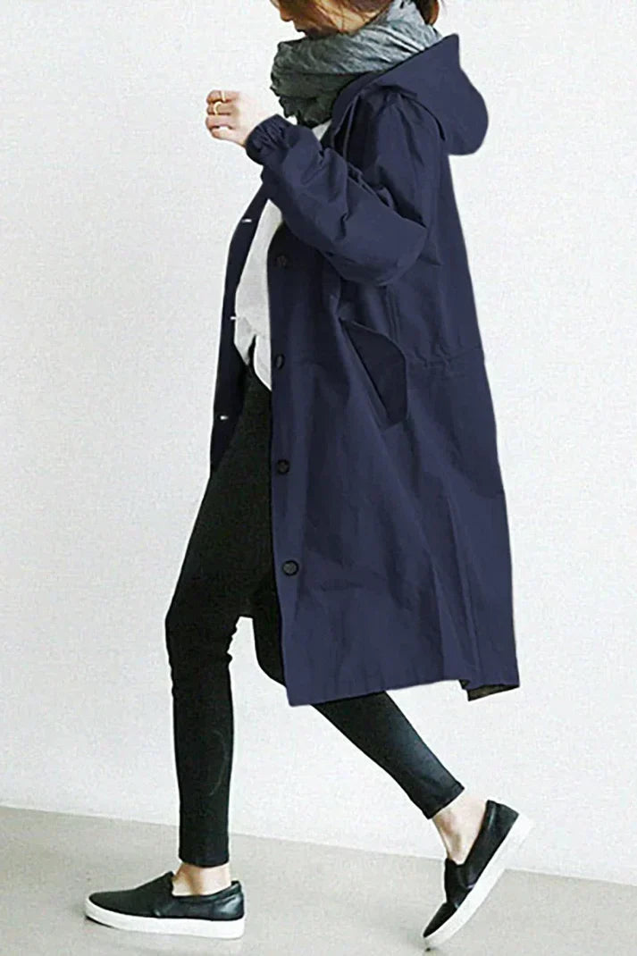 Anna | Hooded Trench Coat