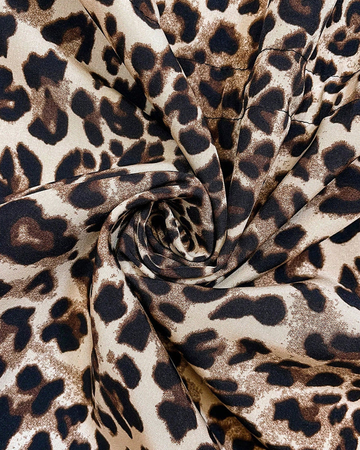Hailey | Reversible Hooded Leopard Coat