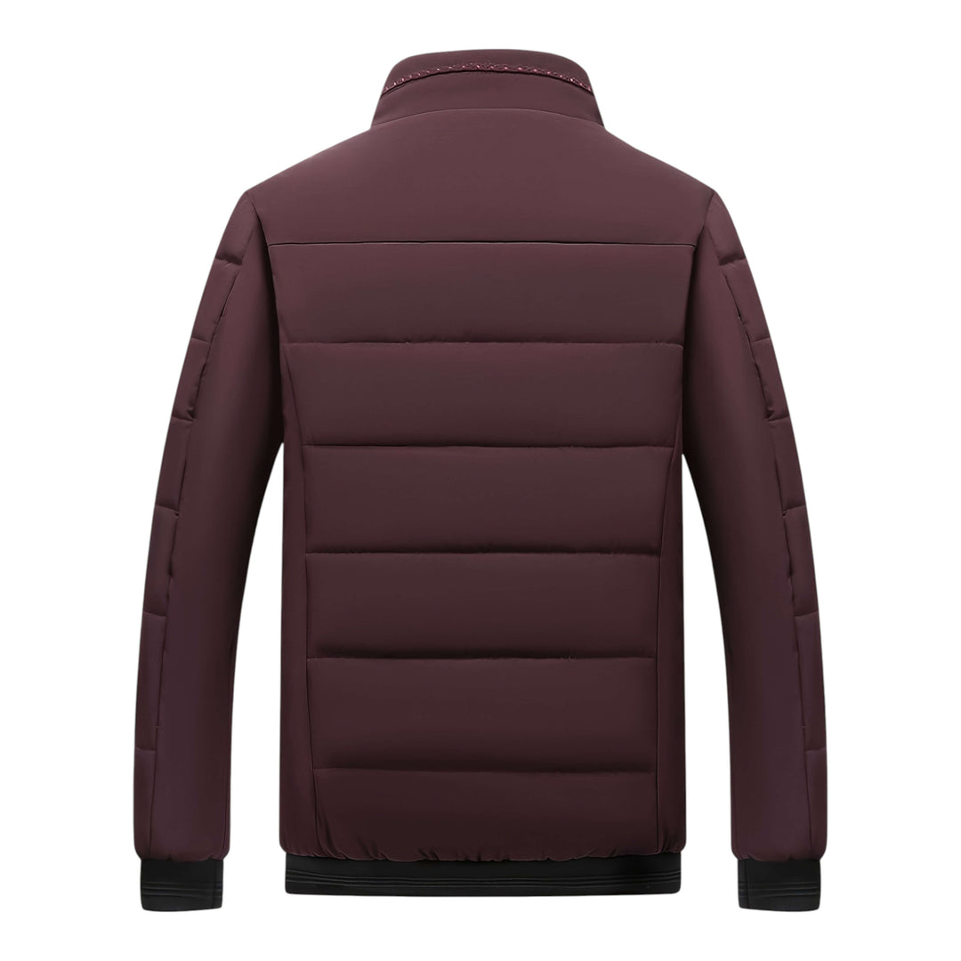 Rowen | Structured High-Collar Smooth Puffer Jacket