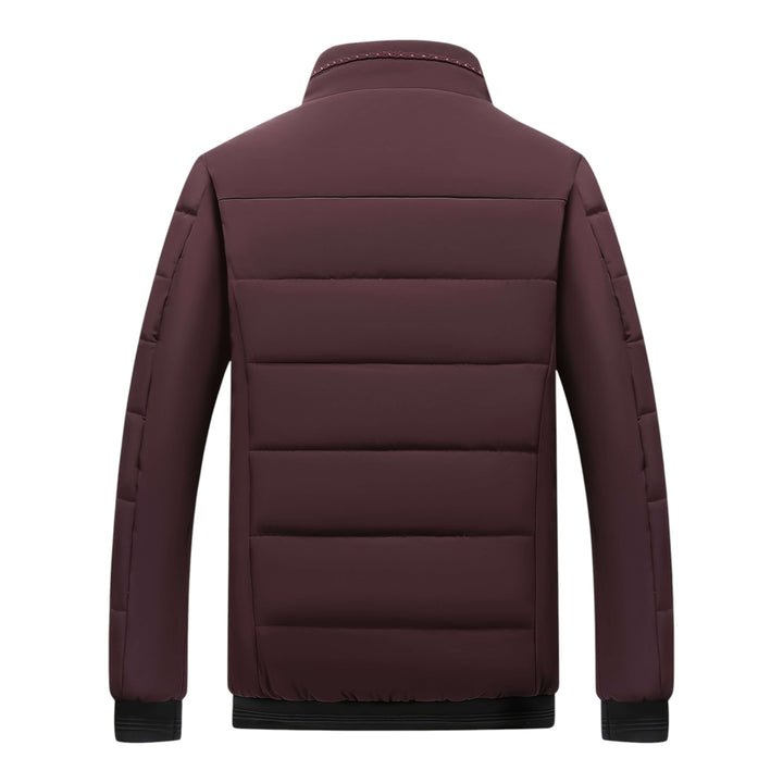 Rowen | Structured High-Collar Smooth Puffer Jacket
