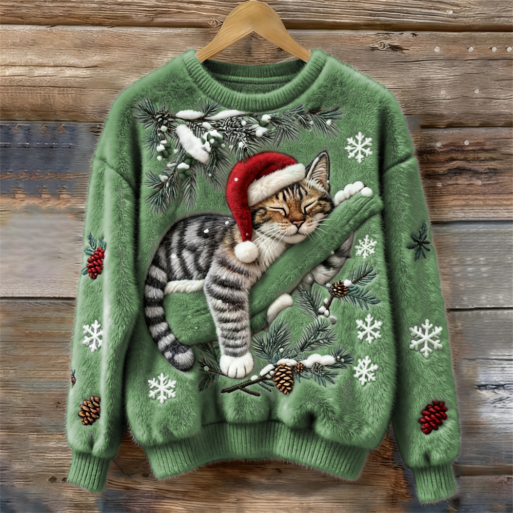 Emery | The Purrfect Christmas Sweater for Cat Lovers