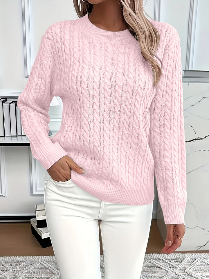 Sophia | Classic Cable Knit Jumper