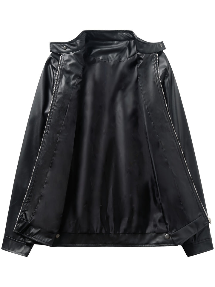 Ethan | Sleek Stand-Collar Moto Jacket
