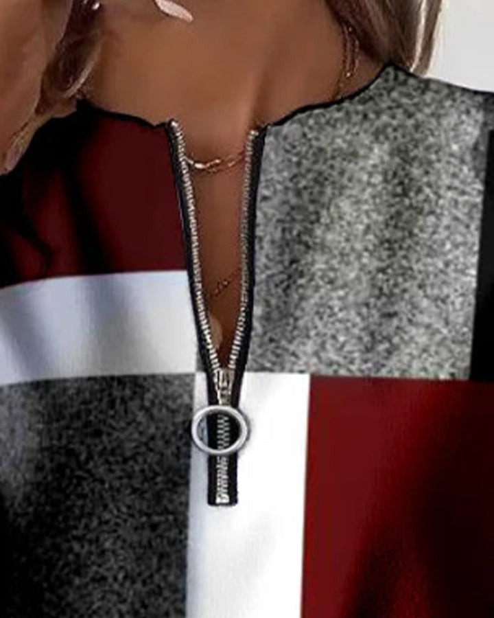 Gabriella | Elegant Half-Zip Comfort Sweatshirt