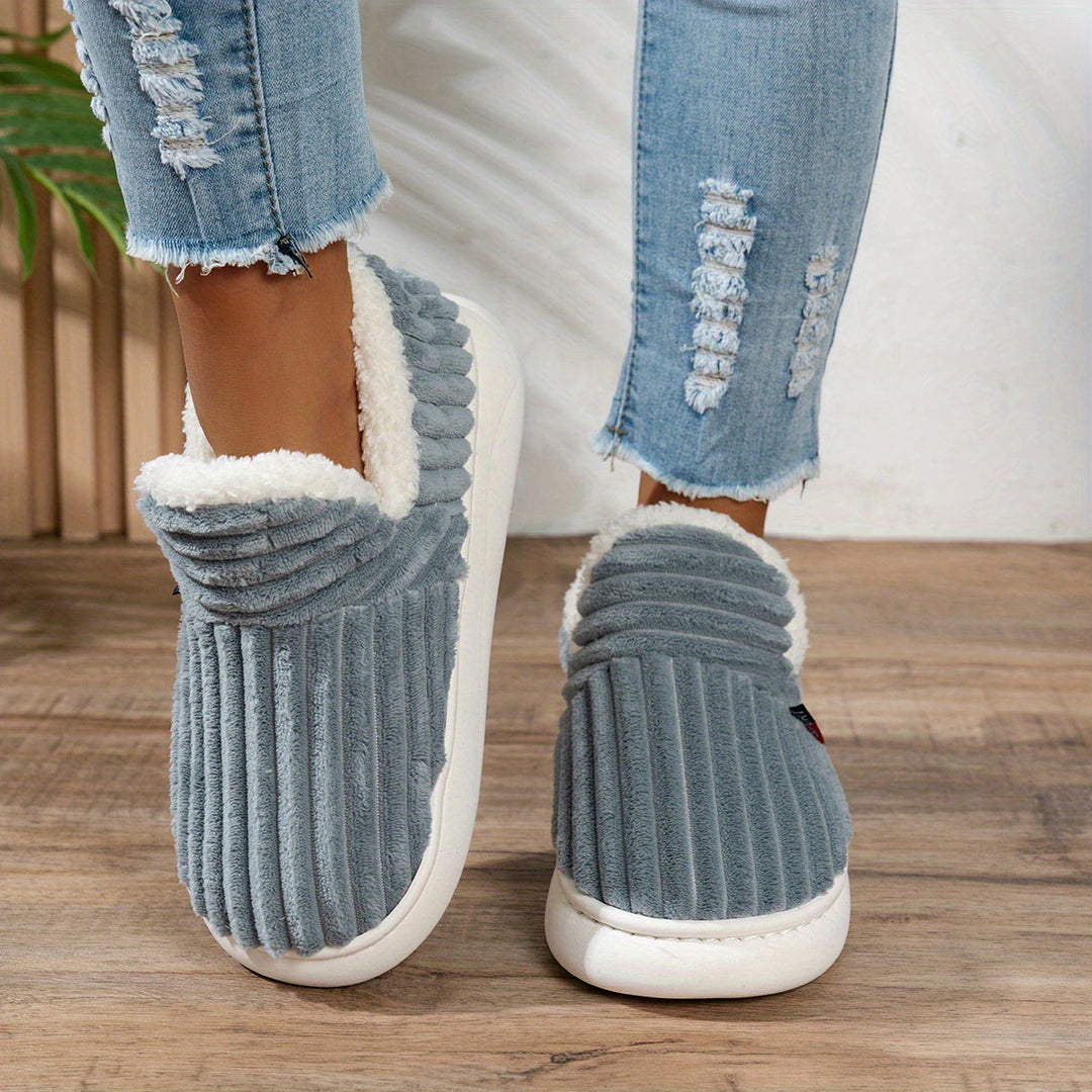Avery | Soft Plush Indoor Slippers