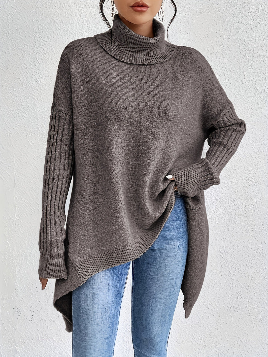 Laila | Oversized Turtleneck Sweater