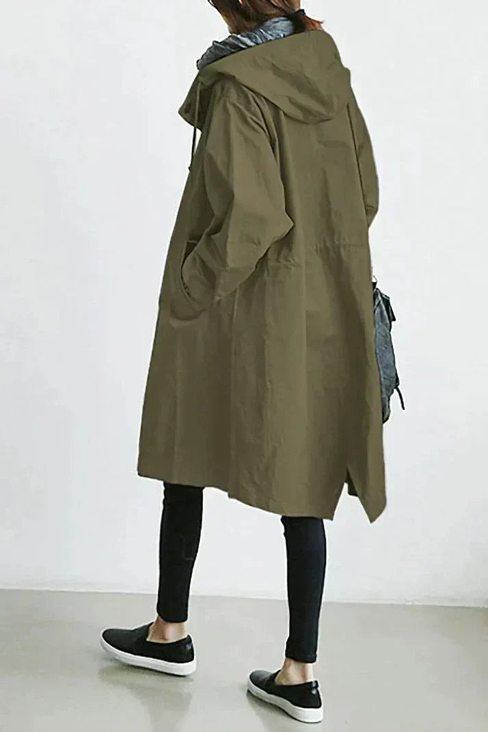 Anna | Hooded Trench Coat