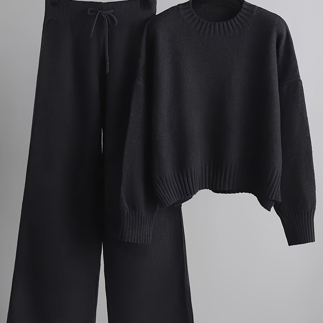 Joan | Relaxed Sweater & Wide-Leg Pants Set
