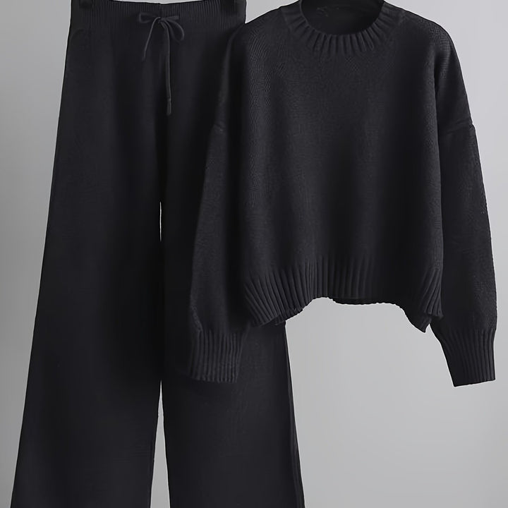 Joan | Relaxed Sweater & Wide-Leg Pants Set