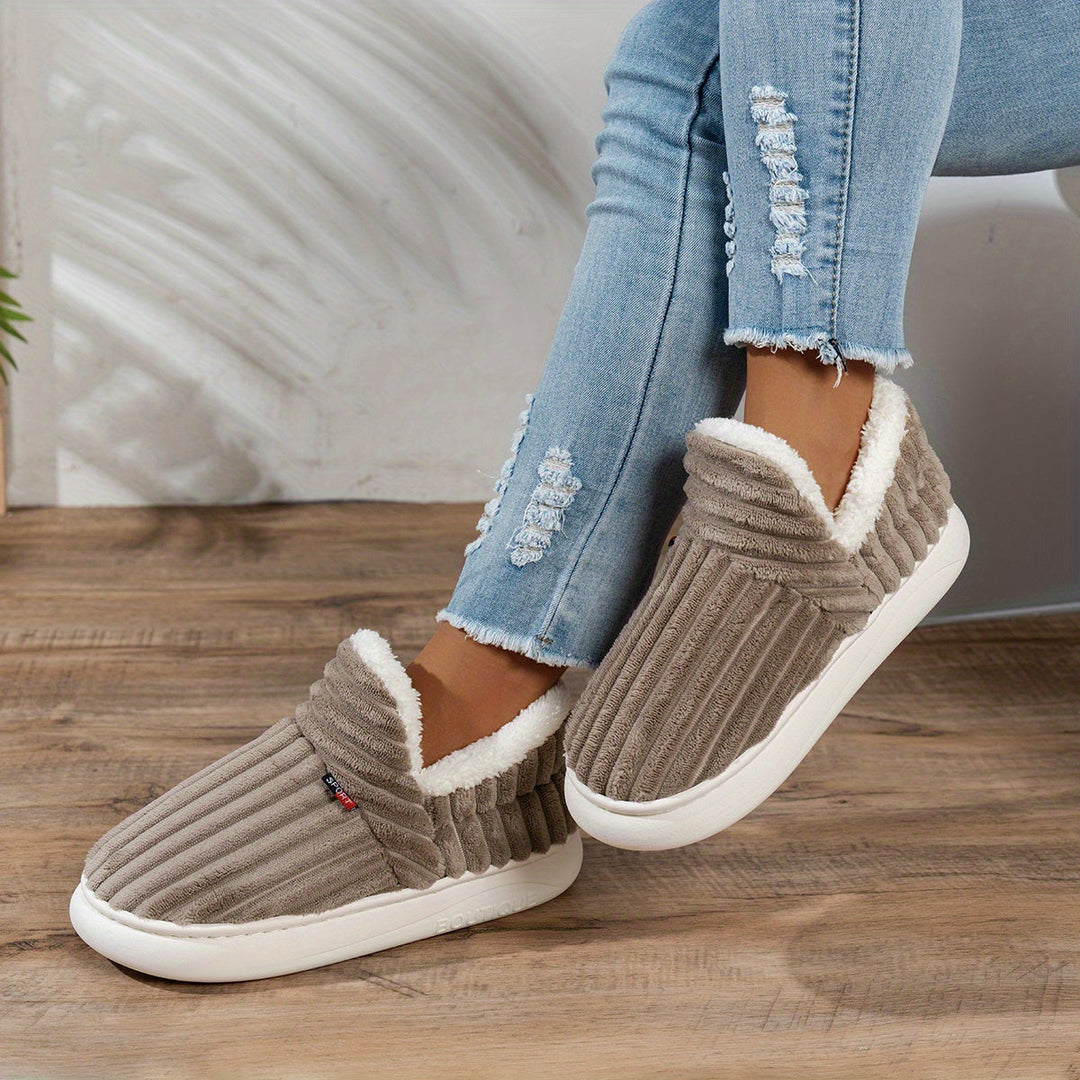 Avery | Soft Plush Indoor Slippers