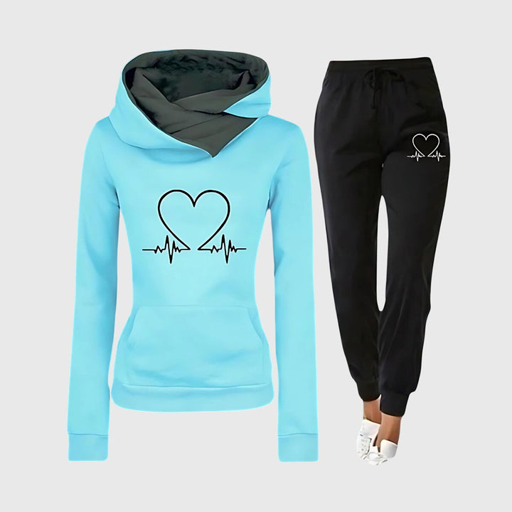 Aria | Heartbeat Hoodie & Jogger Set