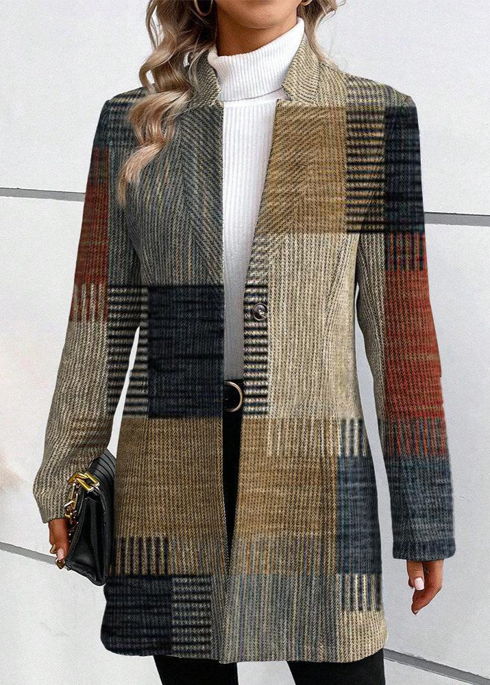 Lisa | Elegant Checkered Jacket