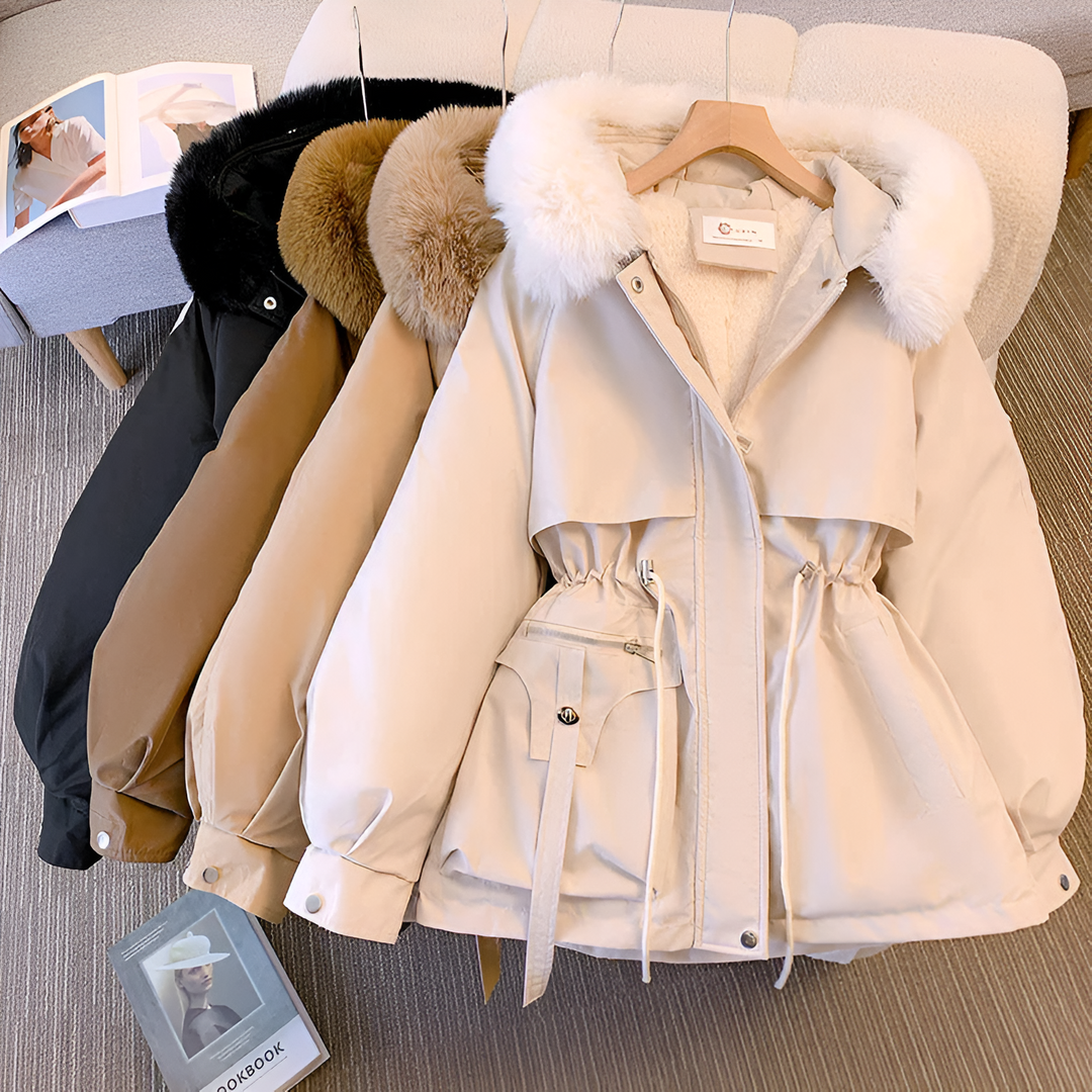 Brielle | Elegant Hooded Winter Parka