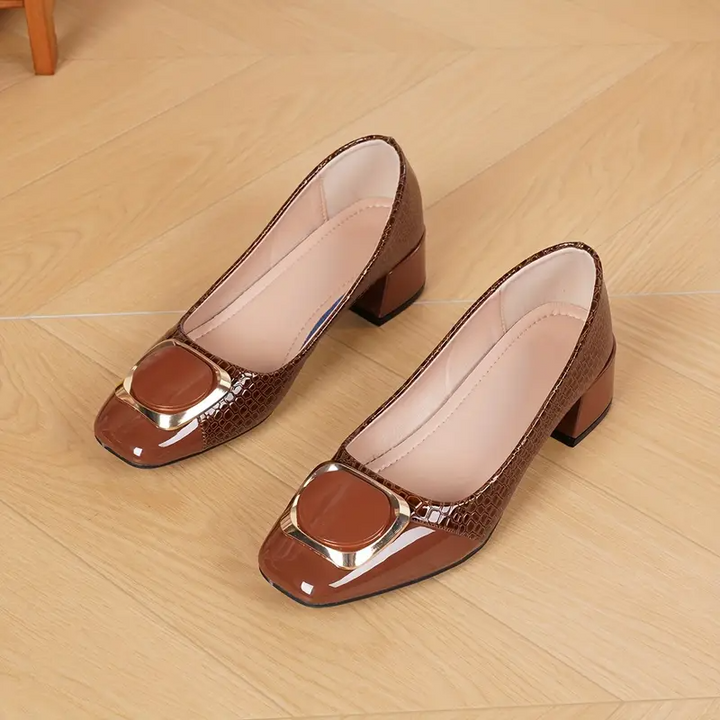 Bernice | Elegant Comfort Block-Heels