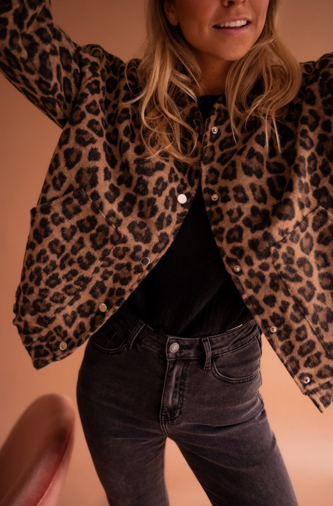 Sienna | Elegant Leopard Print Jacket