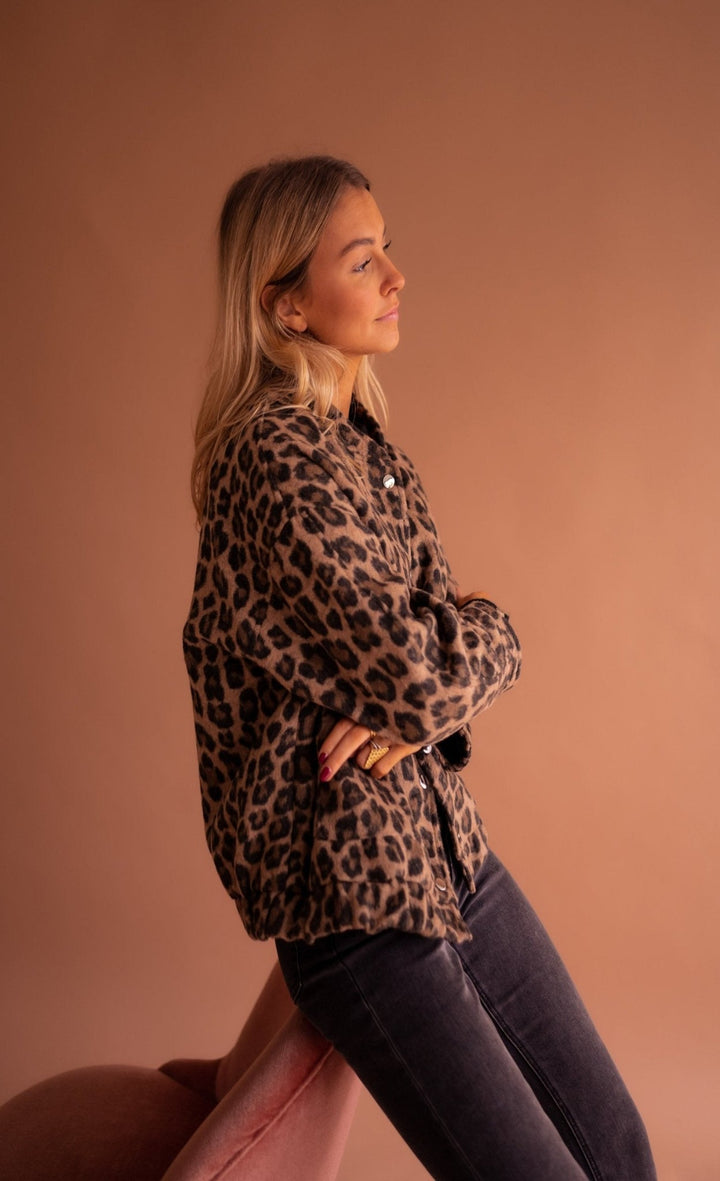 Sienna | Elegant Leopard Print Jacket