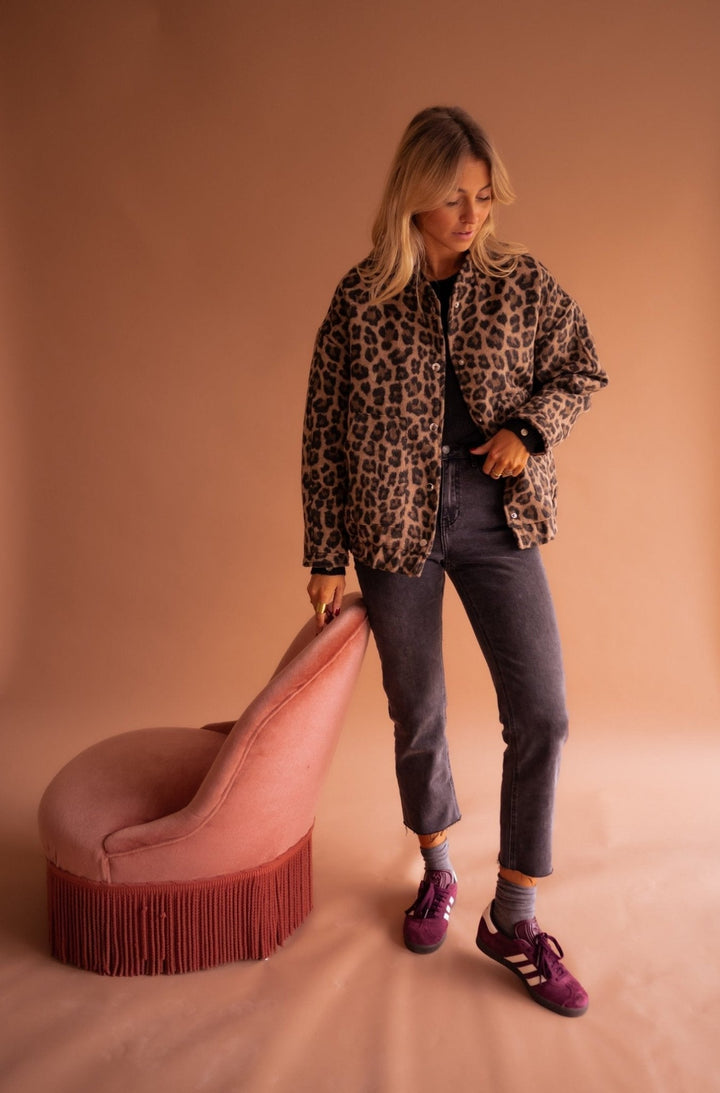 Sienna | Elegant Leopard Print Jacket