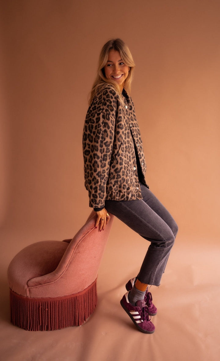 Sienna | Elegant Leopard Print Jacket