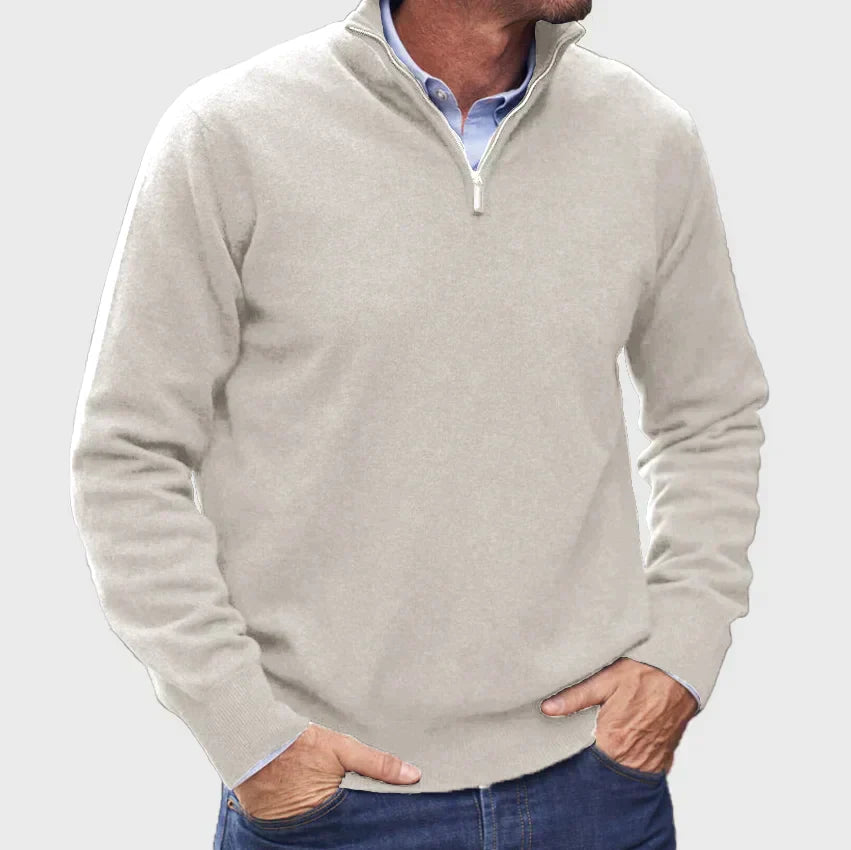 Hunter | Classic Quarter-Zip Everyday Sweater