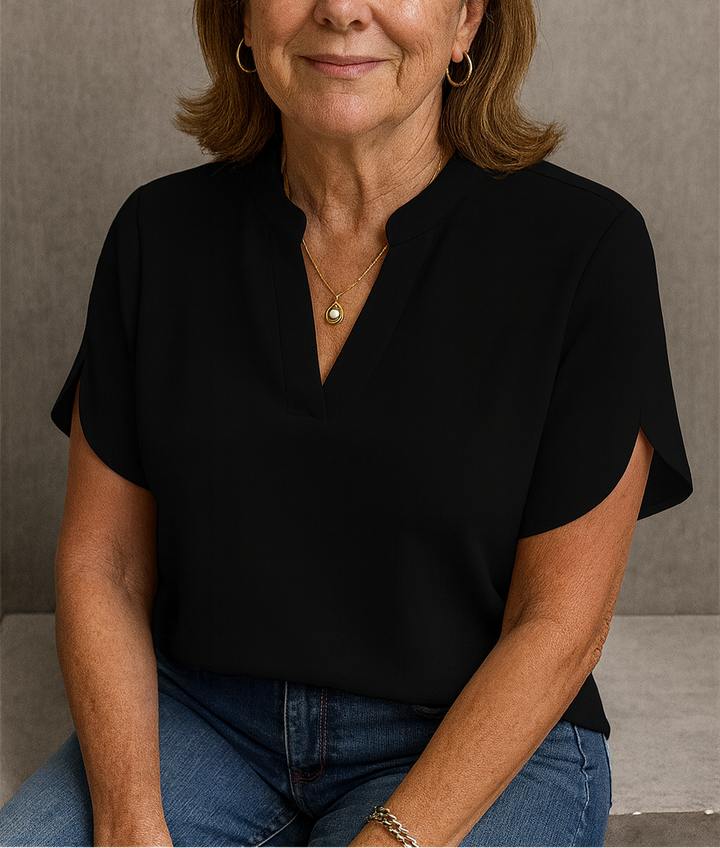 Hailey | Lightweight V-Neck Blouse