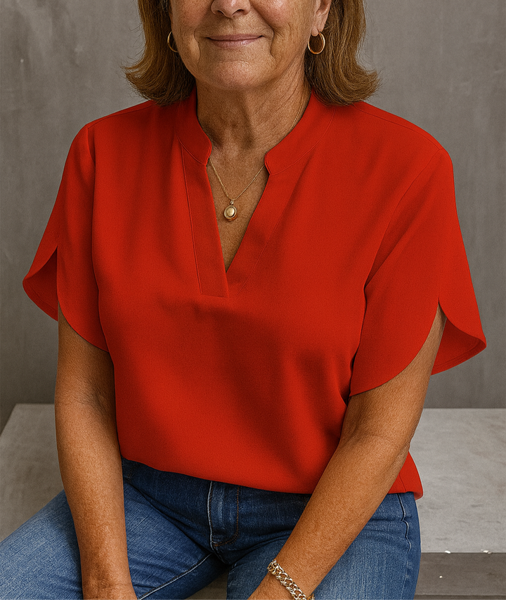 Hailey | Lightweight V-Neck Blouse