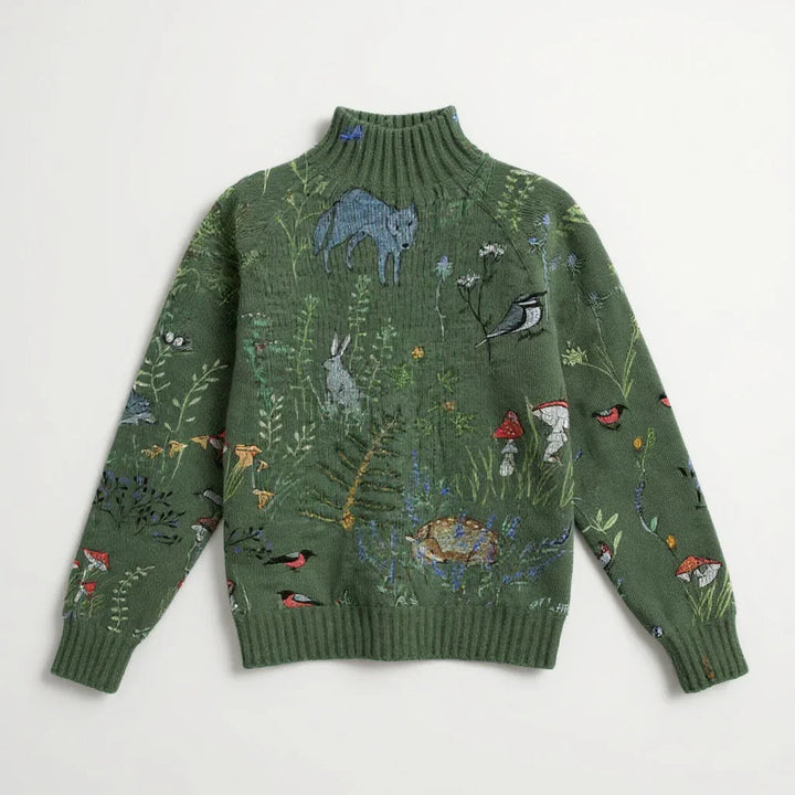 Willow | Cozy Forest Knit Sweater