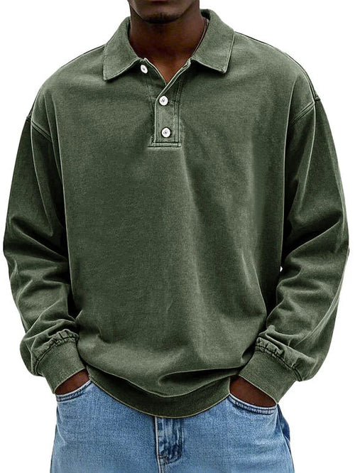 Rowan | Smart Casual Everyday Polo Sweatshirt