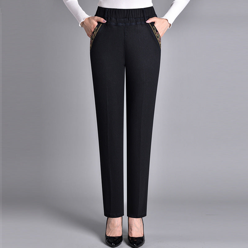 Lena | Tailored Straight-Leg Everyday Pants