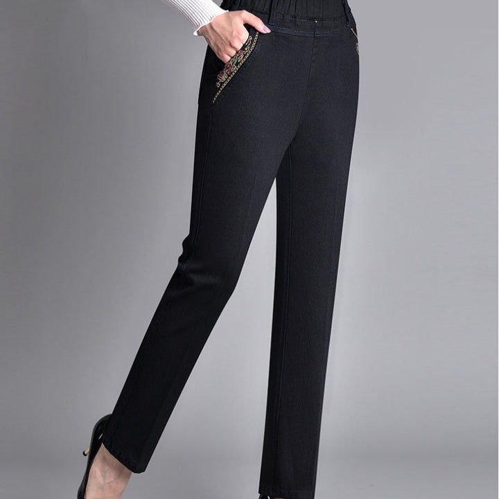 Lena | Tailored Straight-Leg Everyday Pants