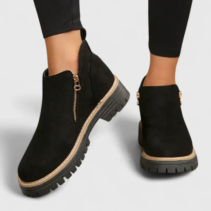 Eliza | Classic Zip-Detail Ankle Boots