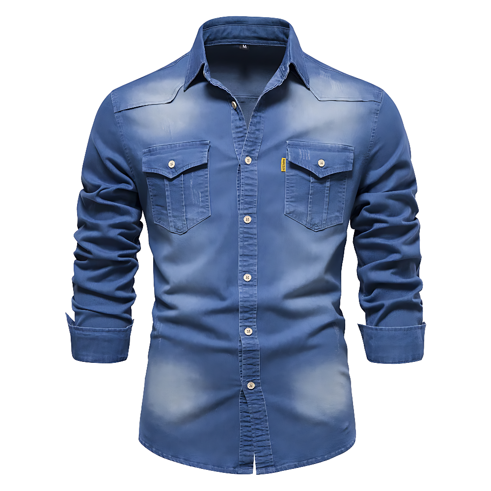 Richard | Classic Denim Long-Sleeve Shirt